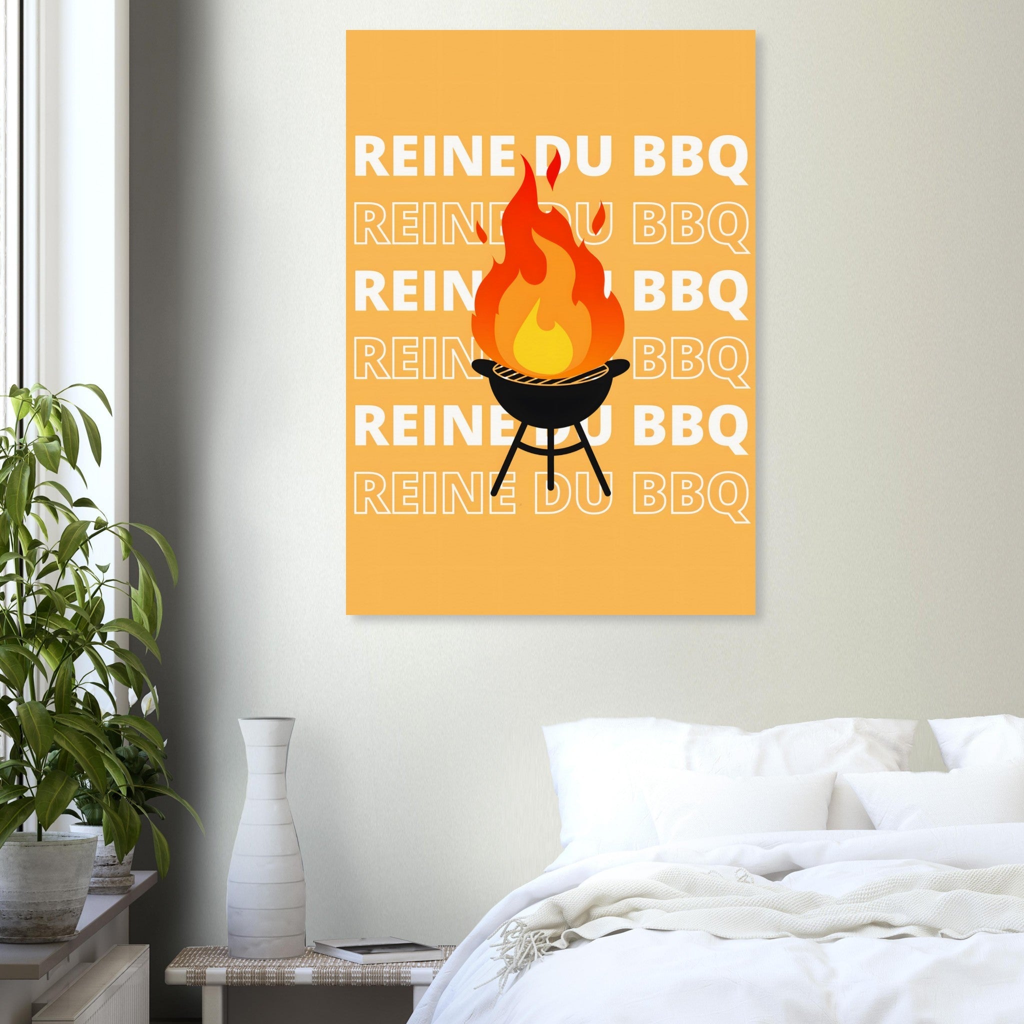 CréaBBQ - reine / poster 70x100 cm / 28x40″ - CréaSimon