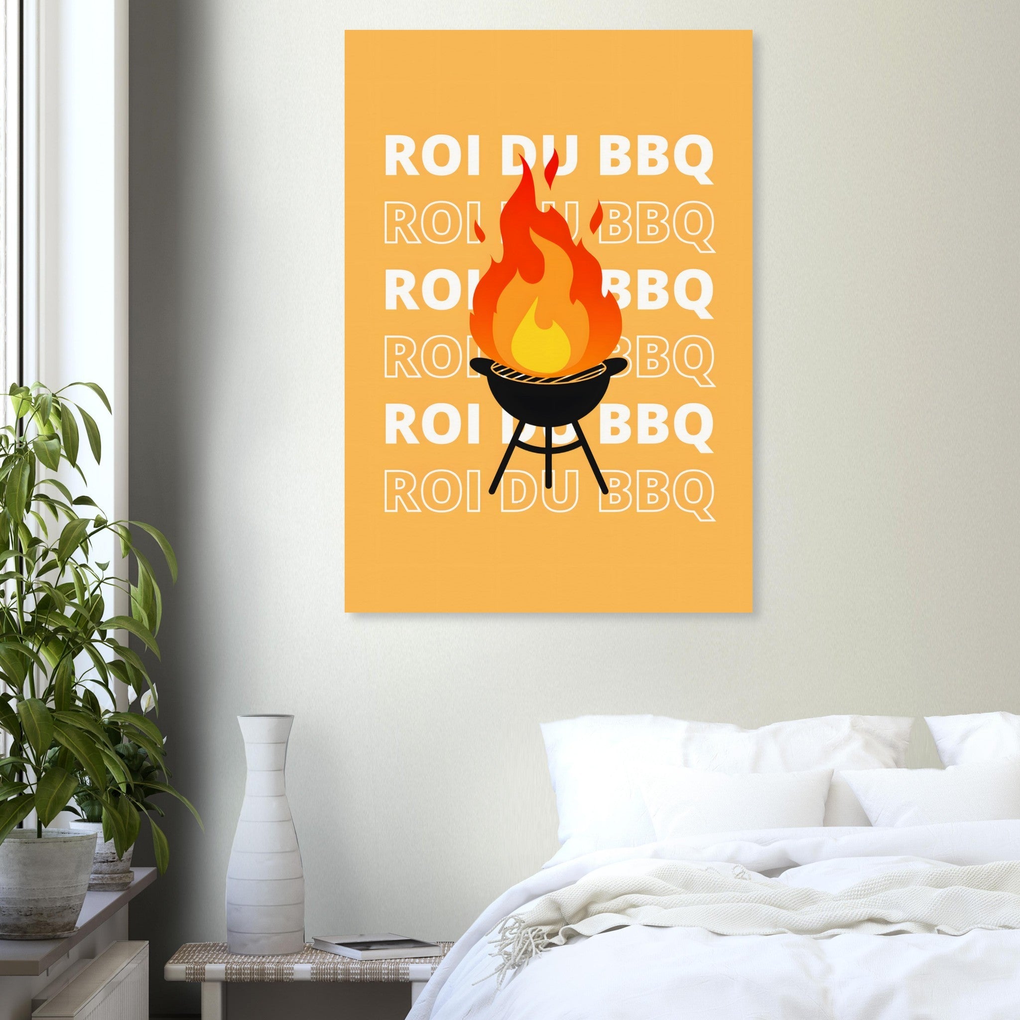 CréaBBQ - roi / poster 70x100 cm / 28x40″ - CréaSimon