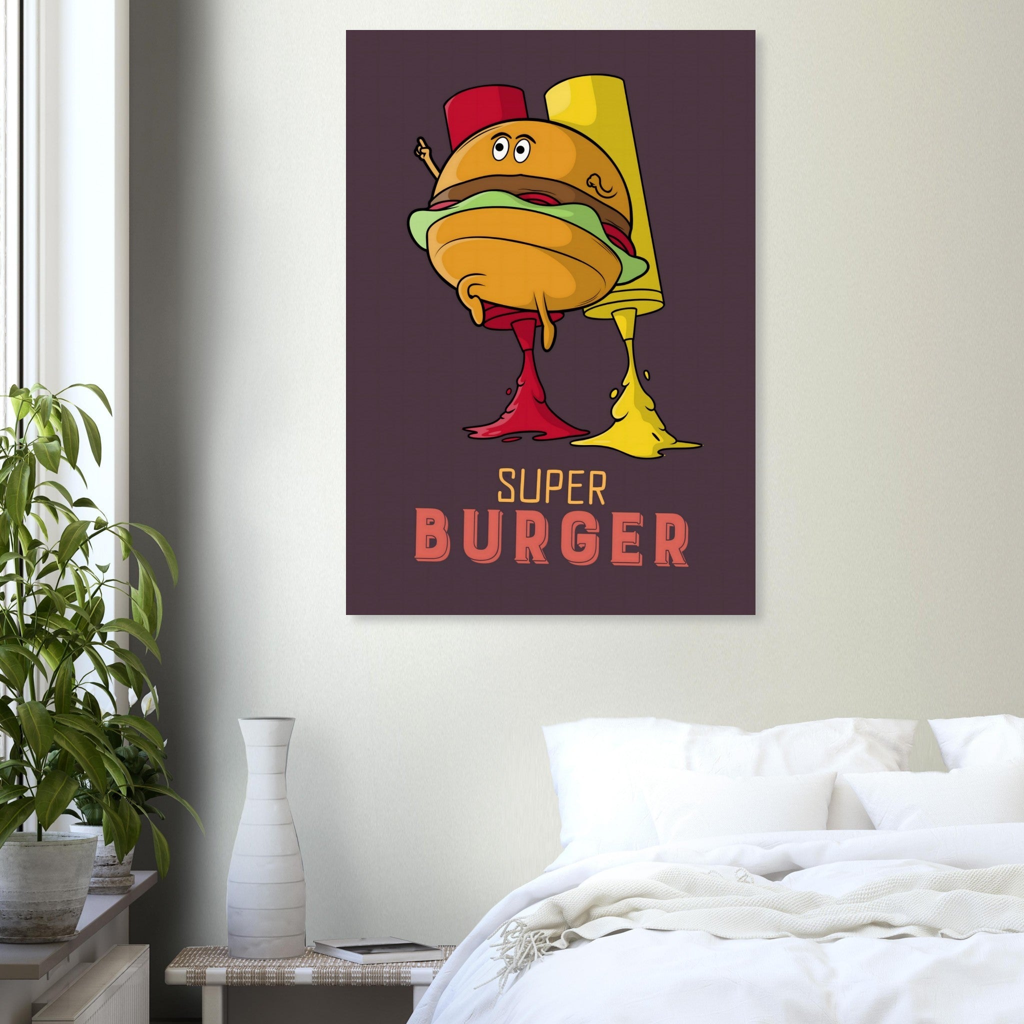 CréaBurger / poster 70x100 cm / 28x40″ - CréaSimon