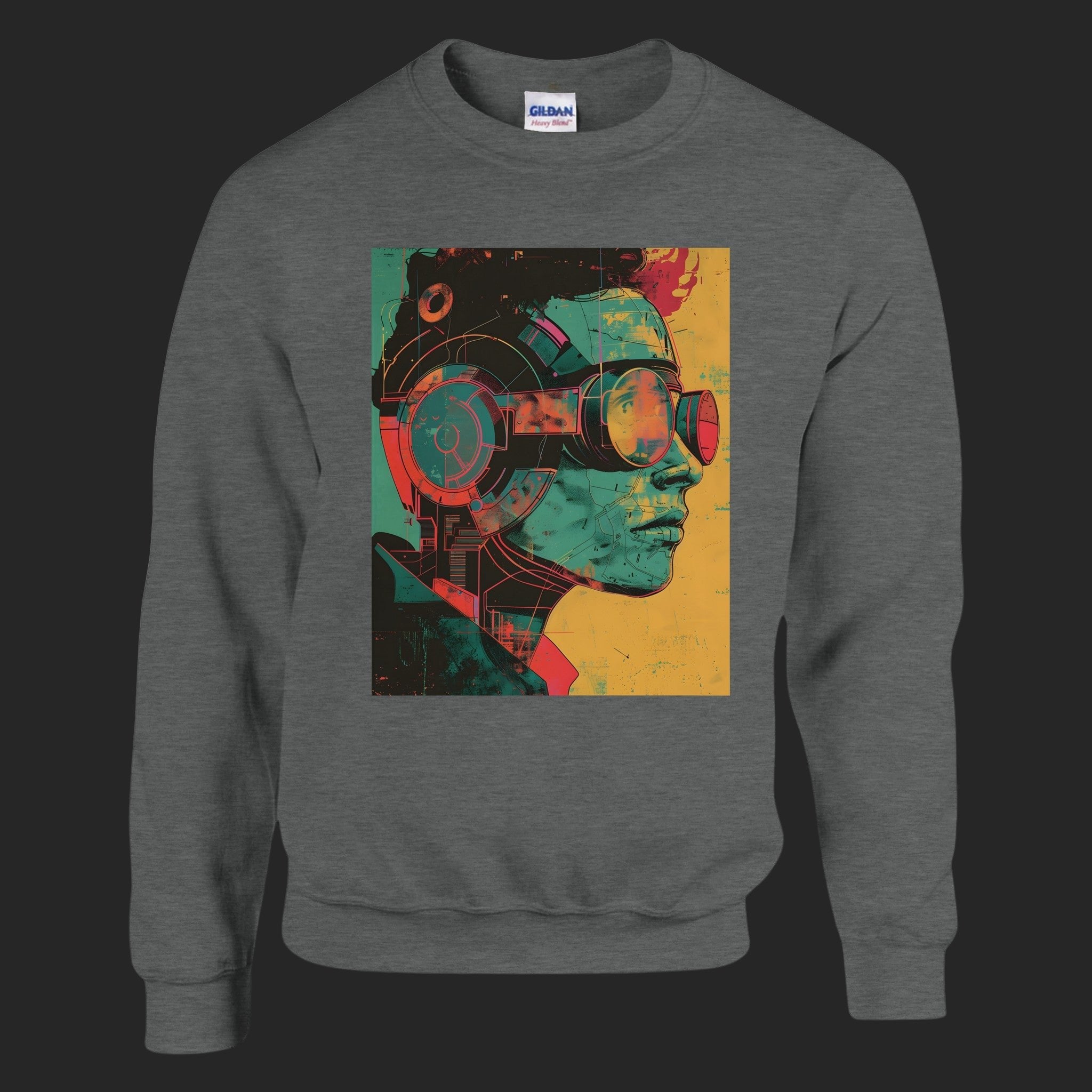 CréaCyborg 1 / sweatshirt Graphite Heather - CréaSimon