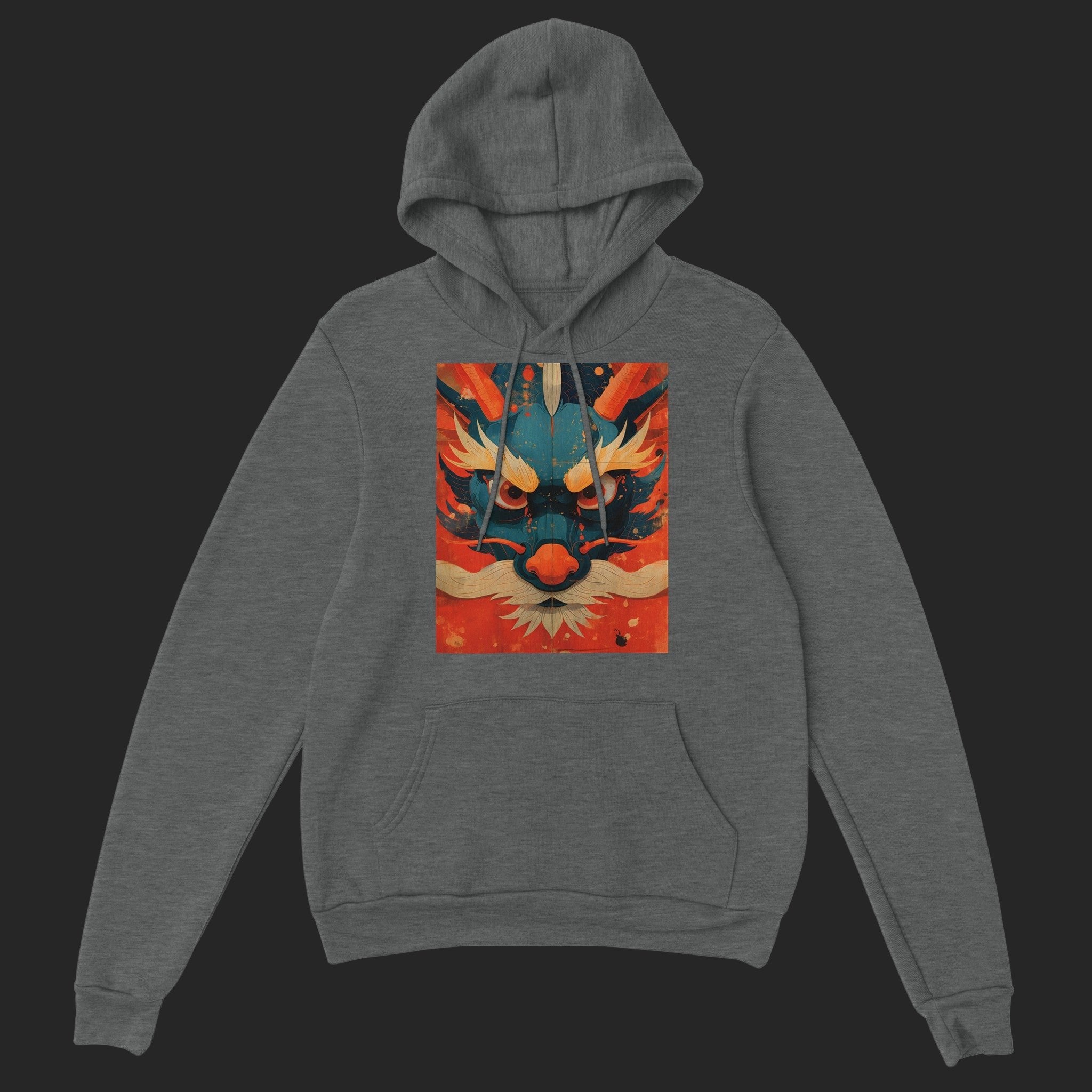 CréaDragon / hoodie homme Graphite Heather - CréaSimon