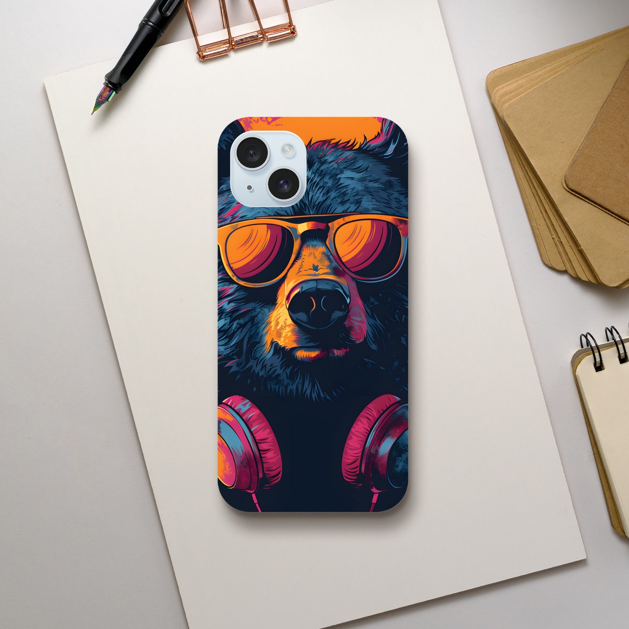 CréaOurs / coque de téléphone iPhone 15 Plus - CréaSimon