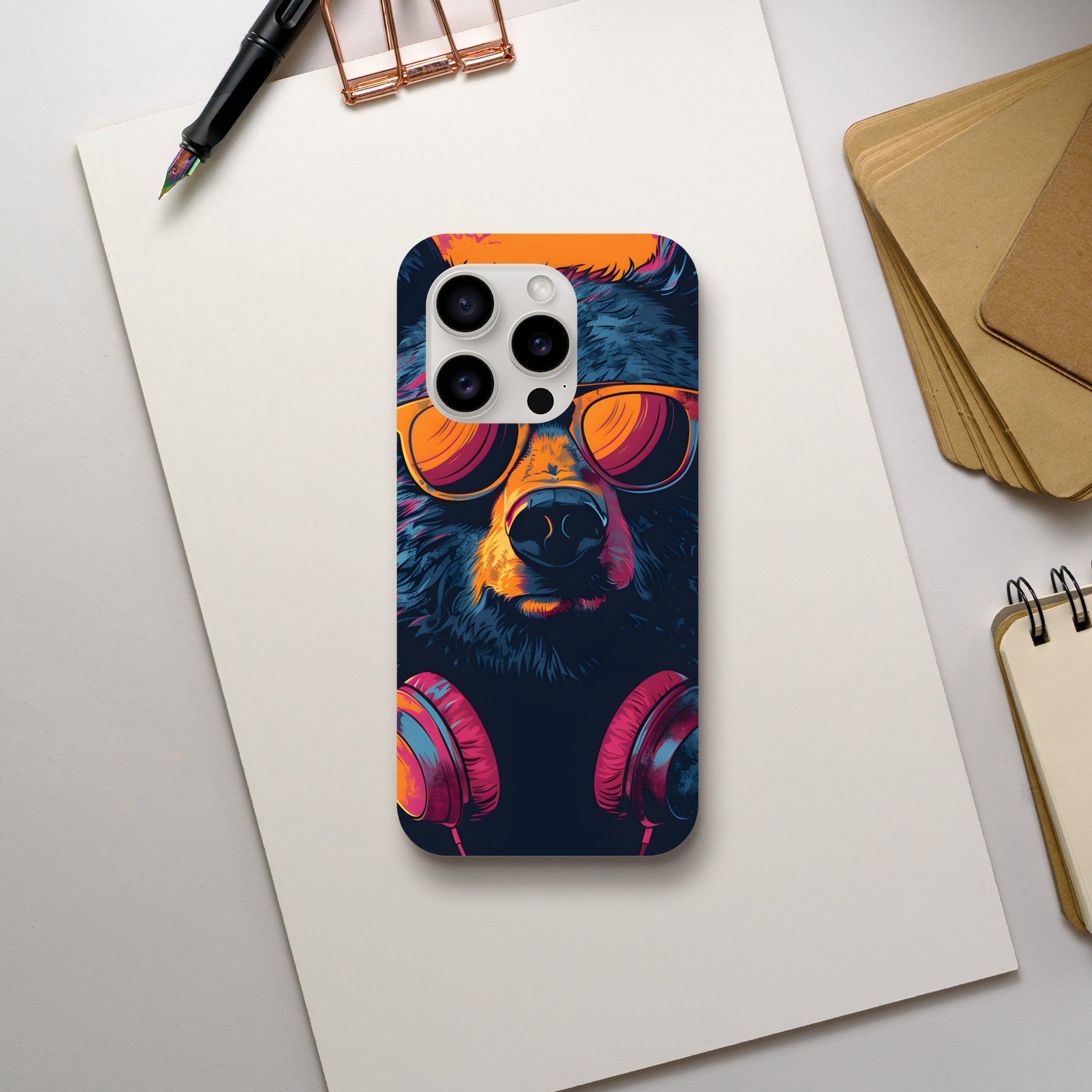 CréaOurs / coque de téléphone iPhone 15 Pro - CréaSimon