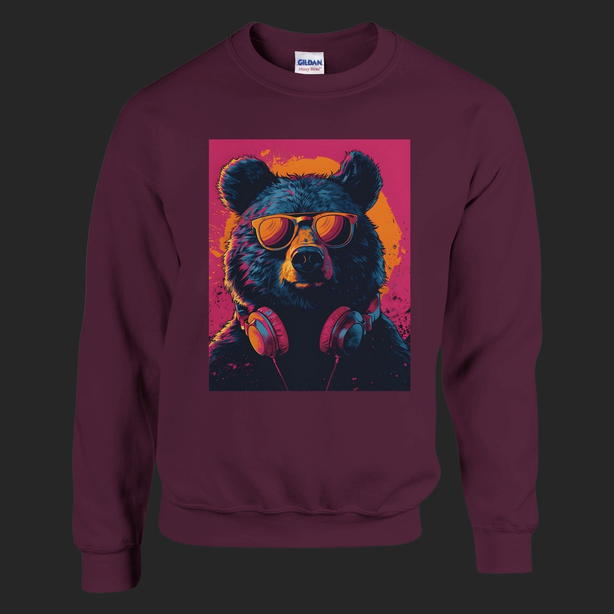 CréaOurs / sweatshirt Maroon - CréaSimon