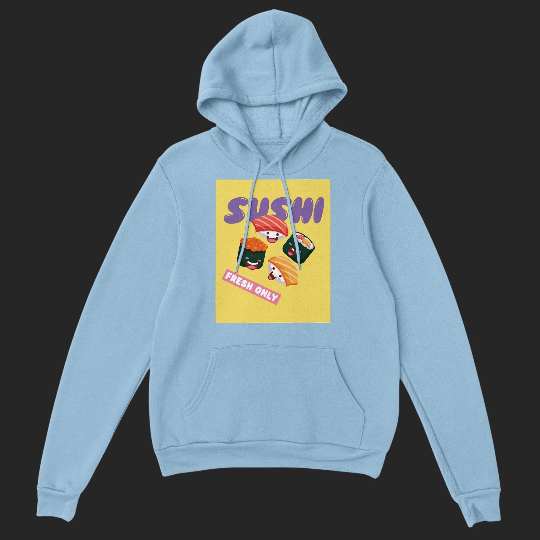 CréaSushi / hoodie homme Light Blue - CréaSimon