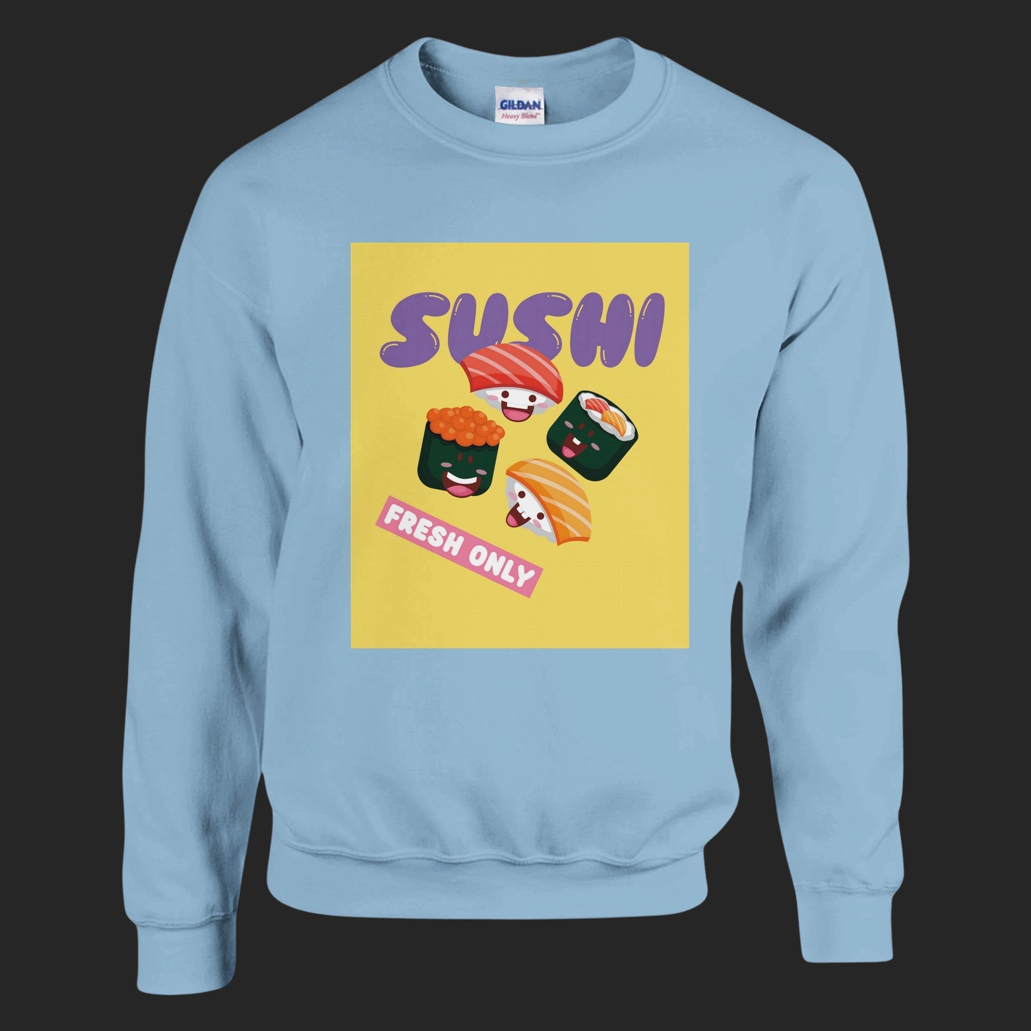 CréaSushi / sweatshirt Light Blue - CréaSimon